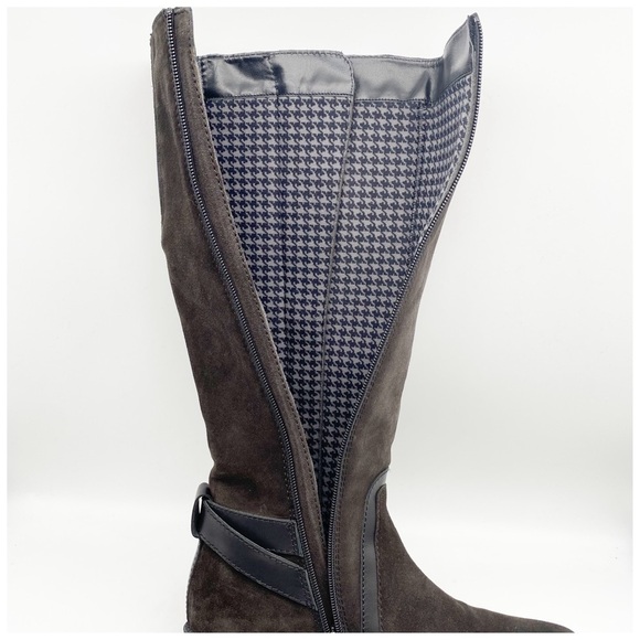 NWB Aquatalia Uriale Suede Calf Boots in Graphite Size 9 - Picture 5 of 12